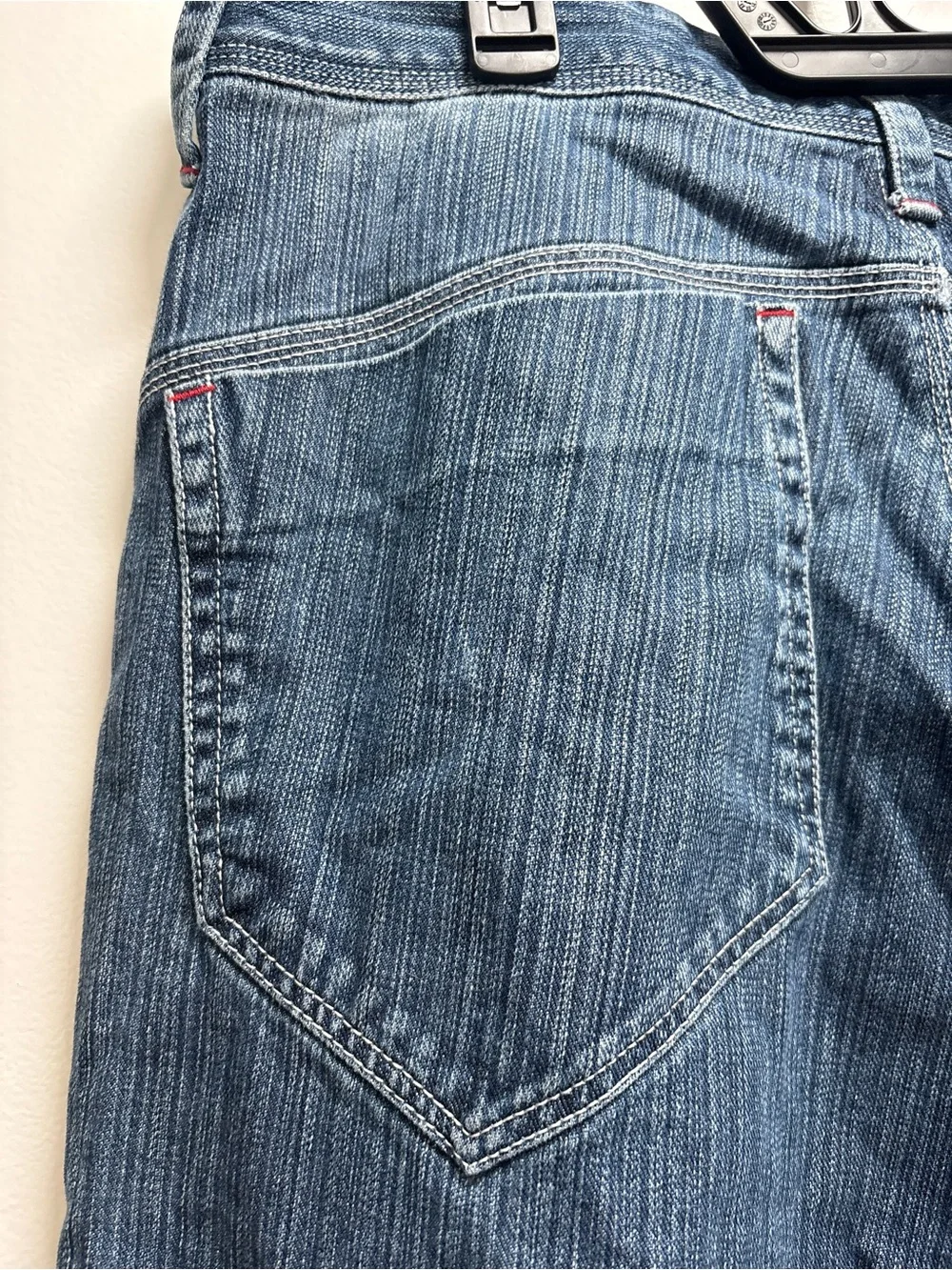 Phat Farm Men's Bootcut Jeans in Faded Blue